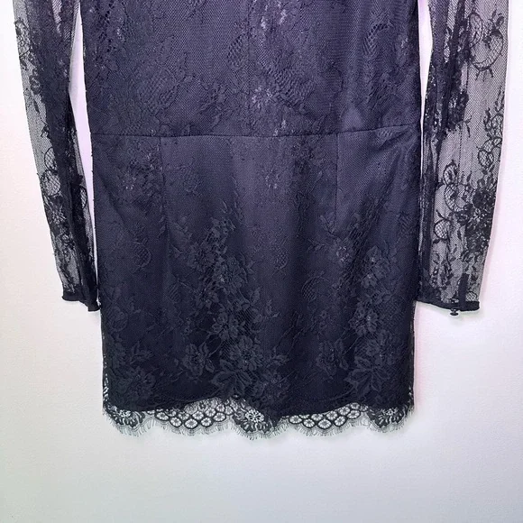 The Letter Black Lace Cocktail Mini Dress - Anthropologie Style XS - Picture 8 of 14
